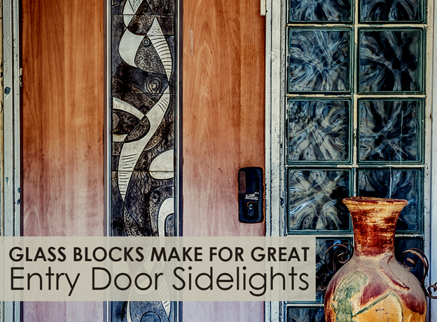 Glass Blocks Make for Great Entry Door Sidelights