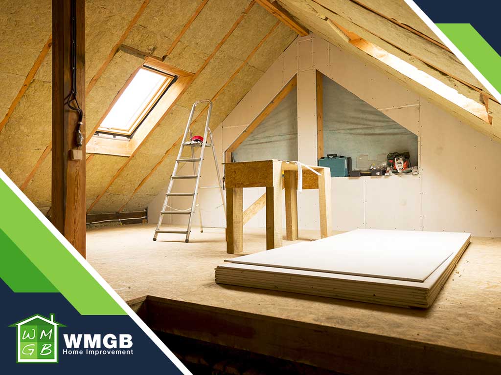 newly insulated attic wmgb