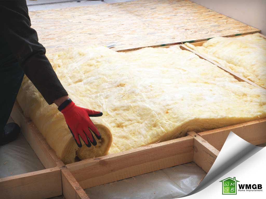 installing floor insulation