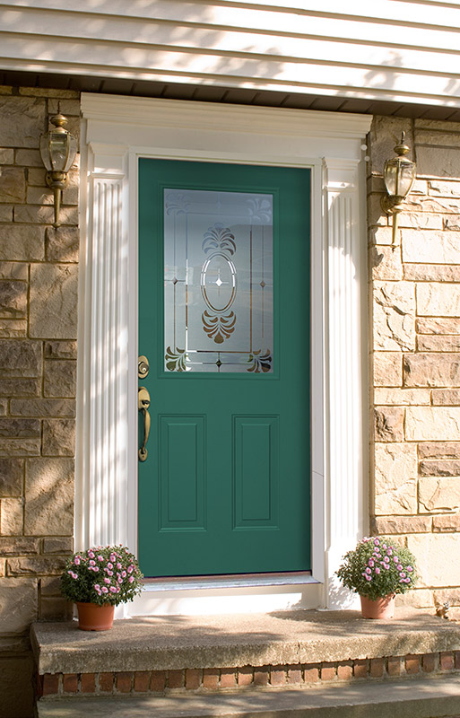 Green Legacy Steel Entry Door