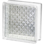 Diamond Pattern Glass Block